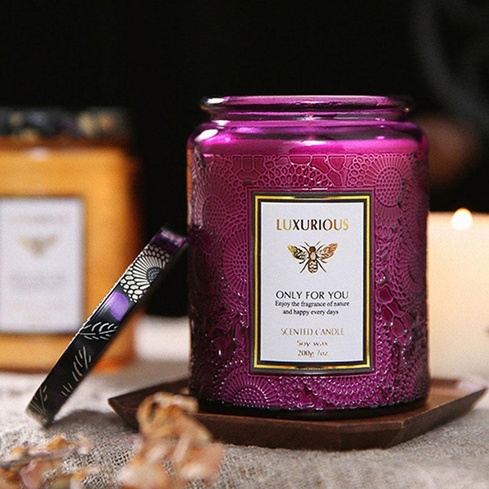 Scented Candles Jar Aromatherapy Candle