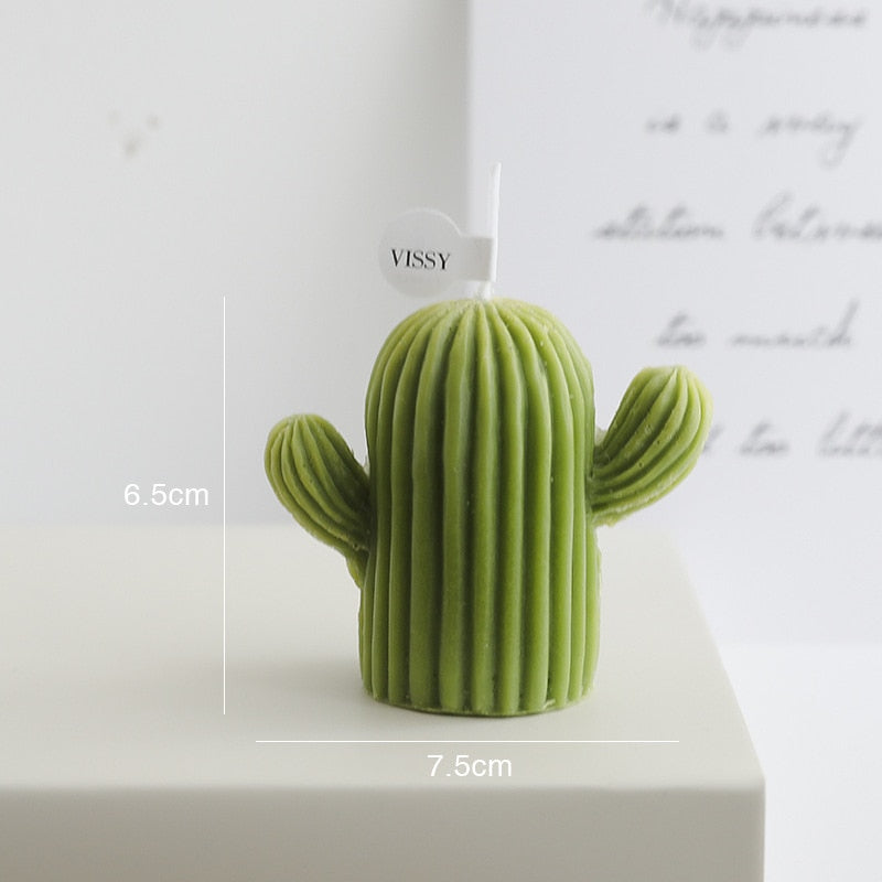 Home Decorative Candles Handmade Cactus