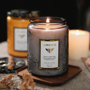 Scented Candles Jar Aromatherapy Candle