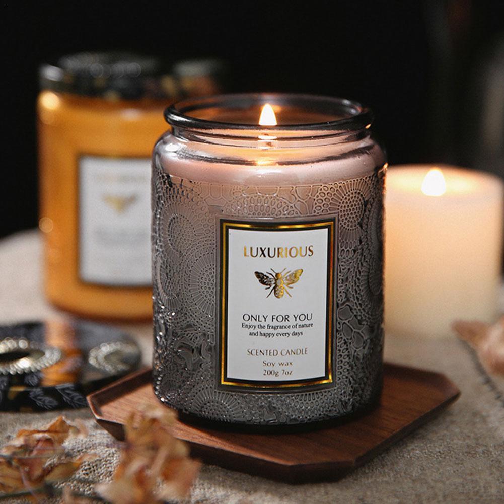 Scented Candles Jar Aromatherapy Candle