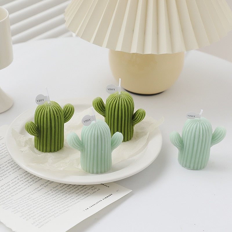 Home Decorative Candles Handmade Cactus