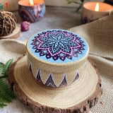 Scented Candles Fragrance Handmade jar Dried Flowers