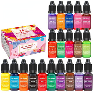 20 Colors High Concentration Handmade Candles