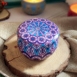 Scented Candles Fragrance Handmade jar Dried Flowers