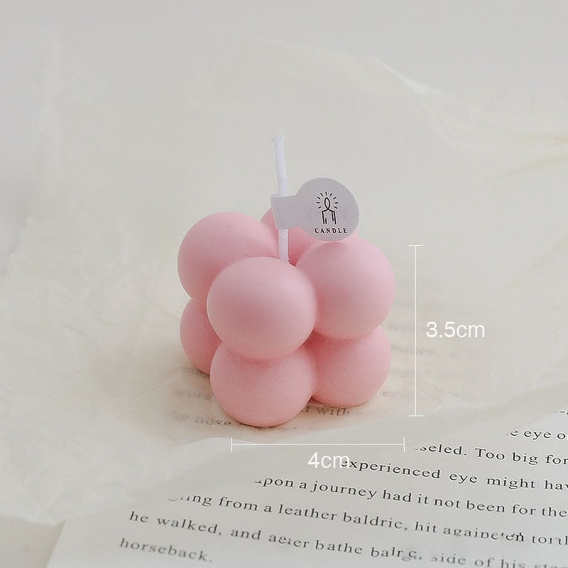 Creative Handmade Wool Ball Candle